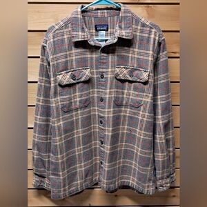 Patagonia Organic Fjord Flannel Size L